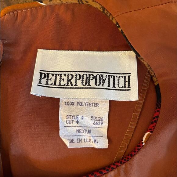 Vintage Peter Popovitch Blouse Size Medium - Picture 3 of 4